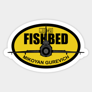 Mig-21 Fishbed Sticker